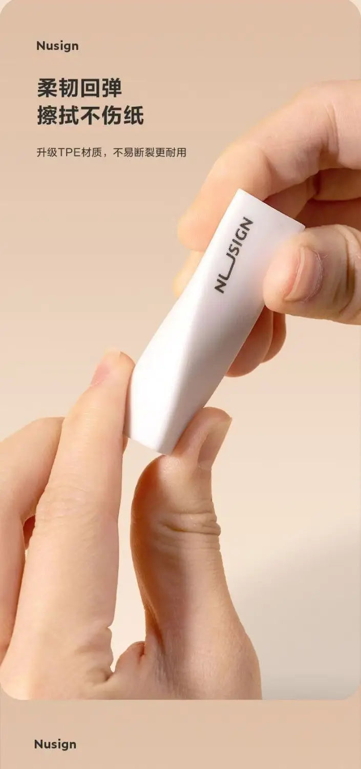 Newsay Eraser, Chip-collecting Triangular Eraser Refers To The Primary School Student Who Erases Words Into Lines Without Chips