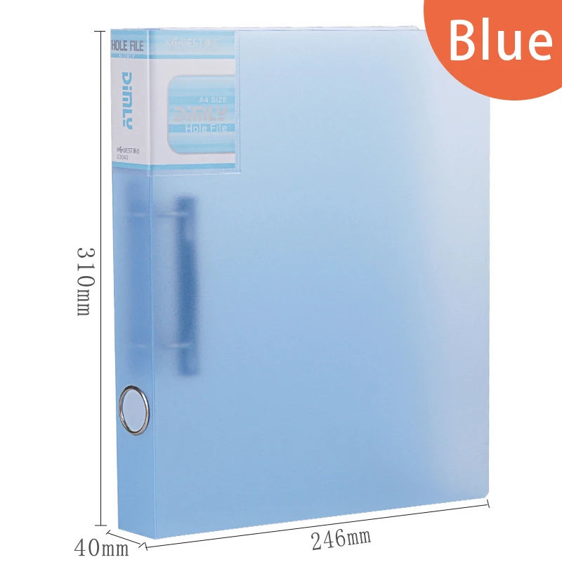 Desk Organizer Clip For Documents A4 Loose-leaf Binder File Folder Binder Stationery Organizer School Office Organizer