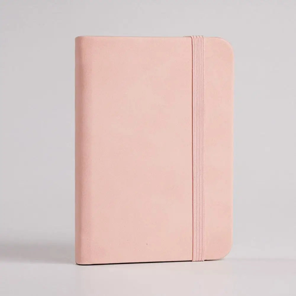 School Stationery Portable A7 Notebook Pocket Writing Paper Mini Notepad Memo Pad PU Cover Diary Book Office Supplies