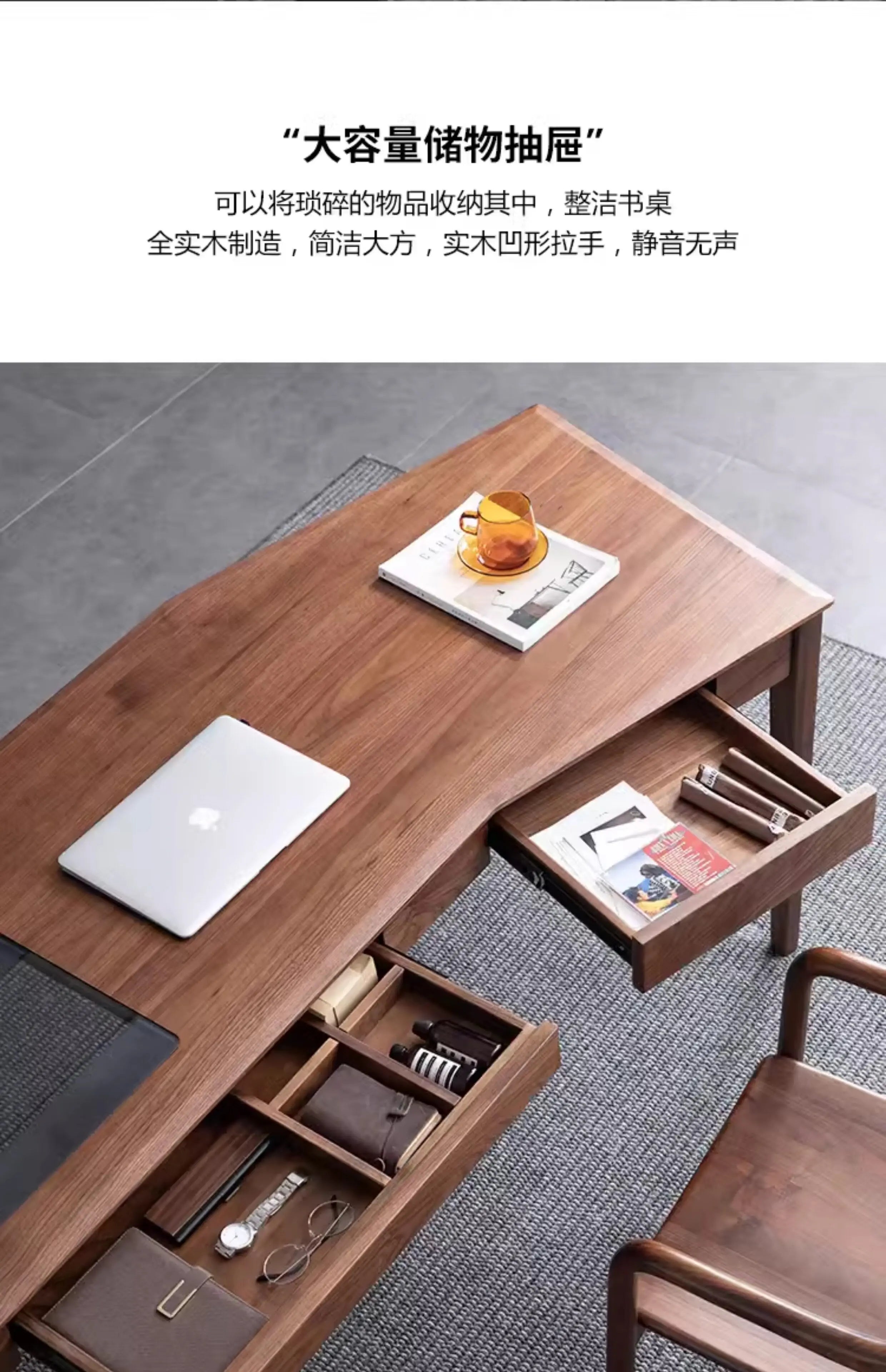 Executive Organizers Office Desk Computer Minimalist Space Saving Office Desk Study Wooden Mesas Escritorio Unique Furniture