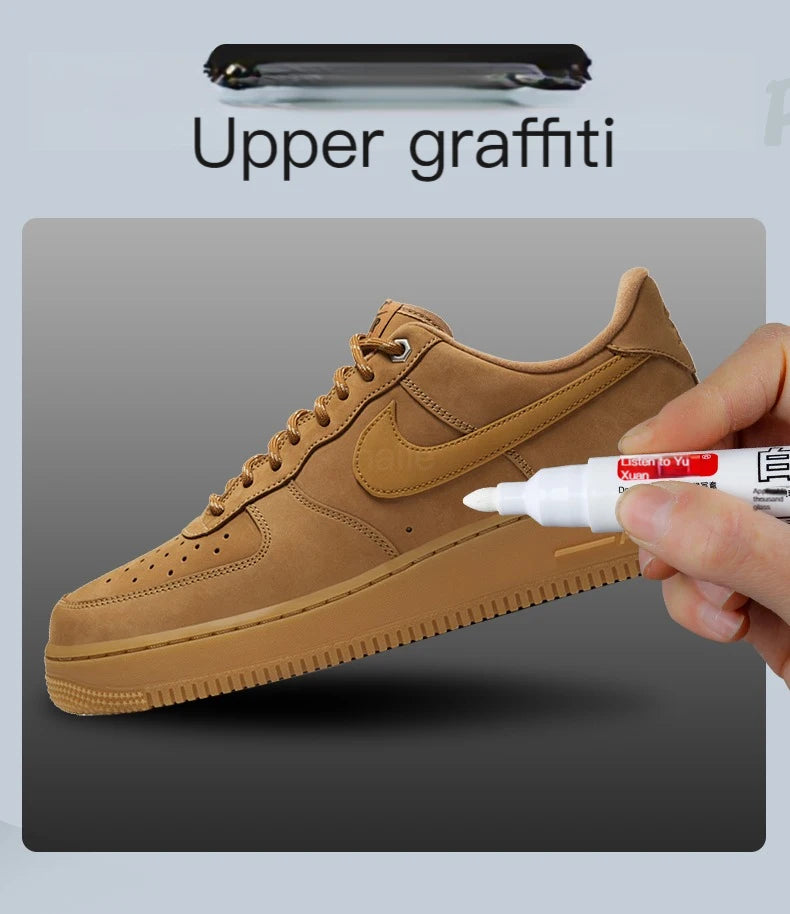 Haile For Metal White Oily Markers Waterproof Permanent Plastic Gel Pen Writing Drawing DIY Graffiti Stationery Notebook