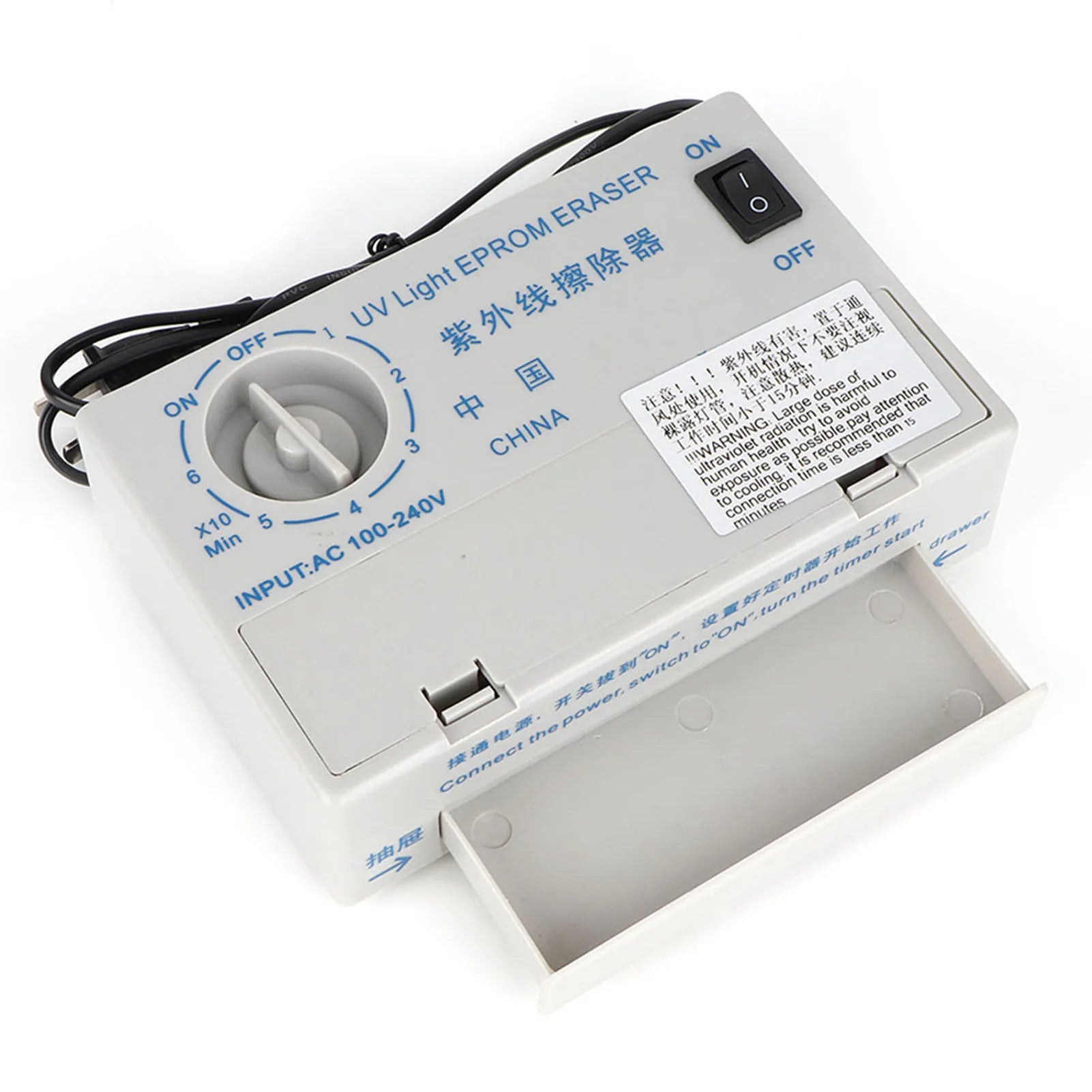 UV EPROM Eraser Ultraviolet Light Erasable Timer Semiconductor Wafer Erase Radiation