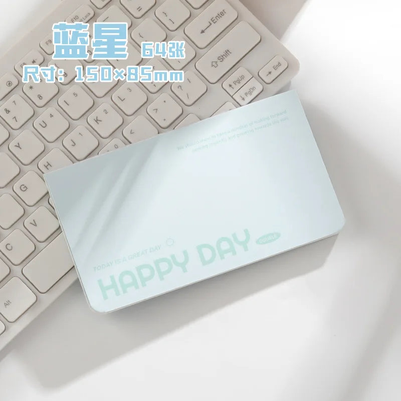 64 Sheets Notebook Is Portable, and The Horizontal Notepad Is Simple and High-value. Kawaii Notebook Notebooks Diary Binder Note