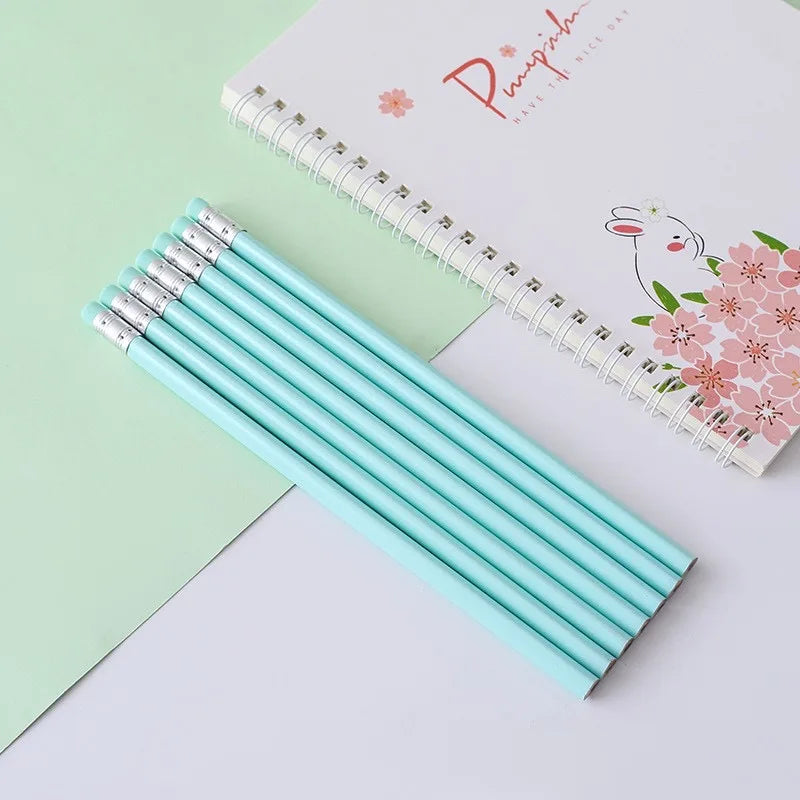 20/50/100 Personalized Wooden Pencils Customized School Decor Pen With Eraser Wedding Gift Favors Baby Shower Party 19CM