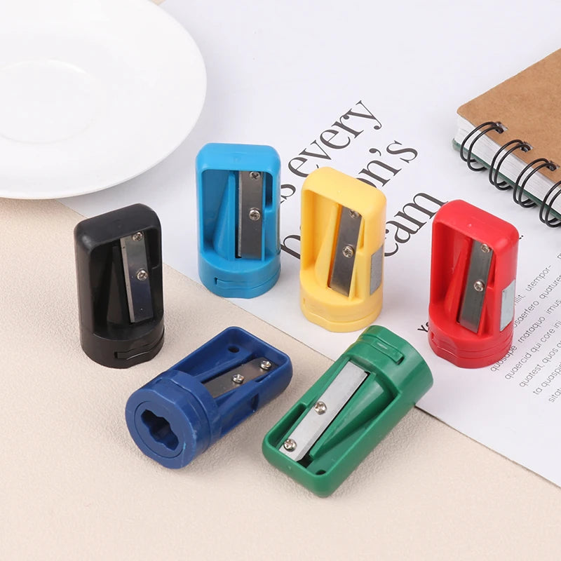1pc Woodwork Carpenter Pencil Sharpener Cutter Shaver Narrow Sharpening For Woodworking Hand Tools Multi Purpose 6 Colors