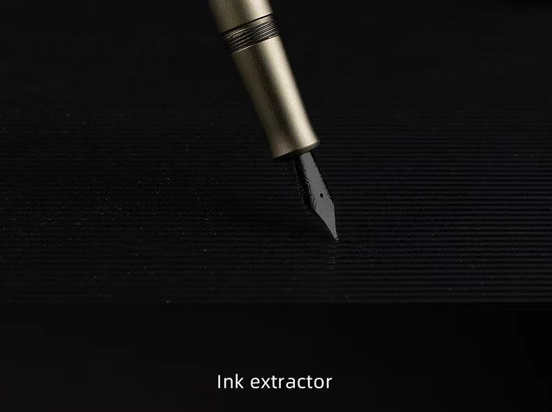 Limited Pink Hongdian M2 Mini Metaverse Sports Pocket Metal Fountain Pen 26# Nib School Office Supplies Writing Stationery Gift