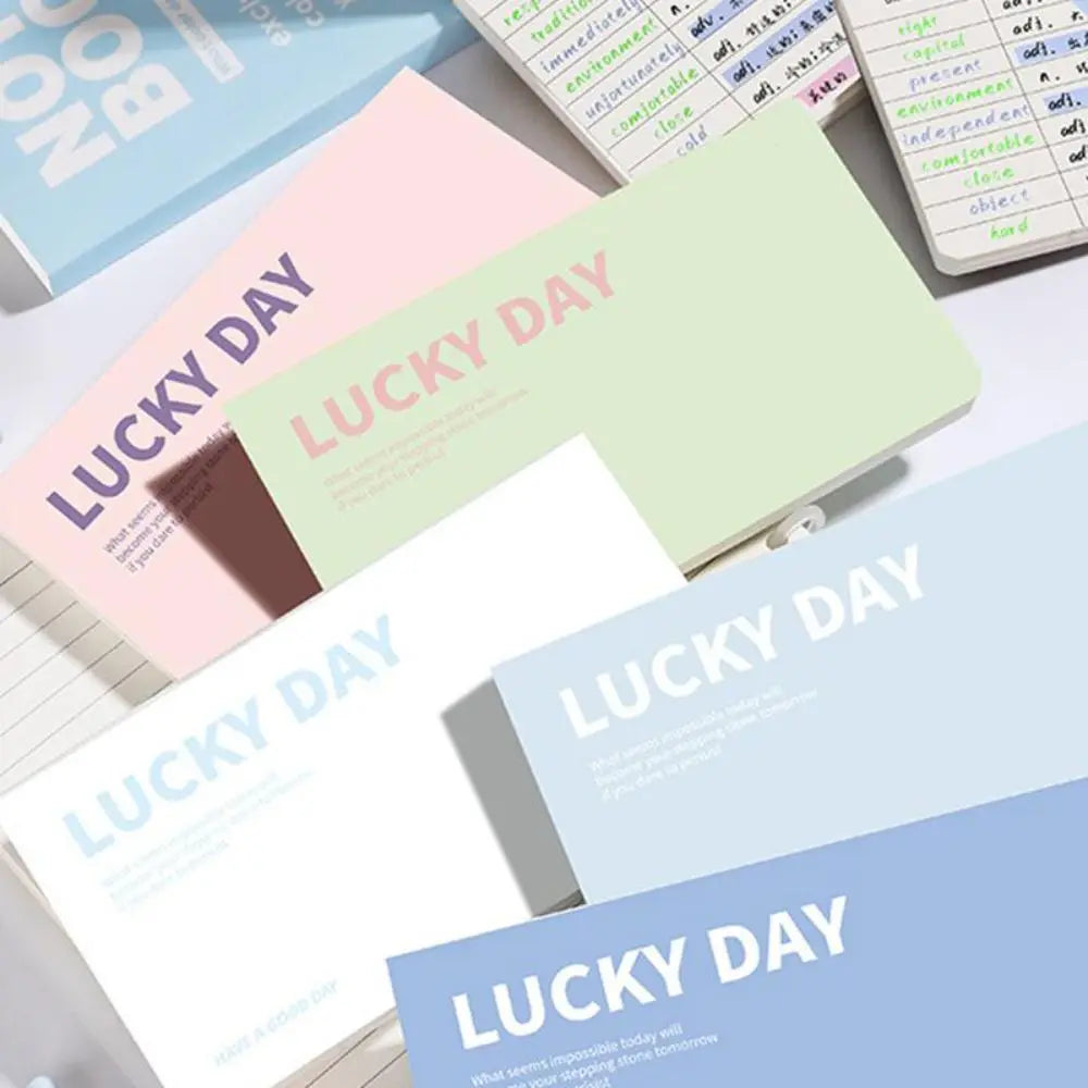 64 Pages Mini Notebook Hard Cover Horizontal Diary Book Flip Up Pocket Notebook