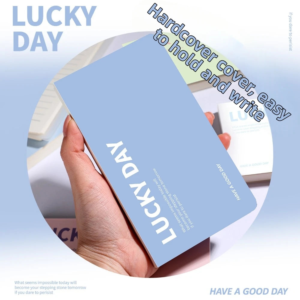 64 Pages Mini Notebook Hard Cover Horizontal Diary Book Flip Up Pocket Notebook