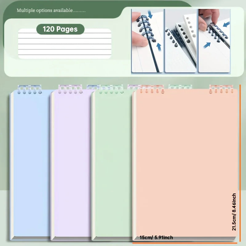 Bulk Spiral Notebook, College Ruled Spiral Bound Notebooks Journals, Color Journals School Writing