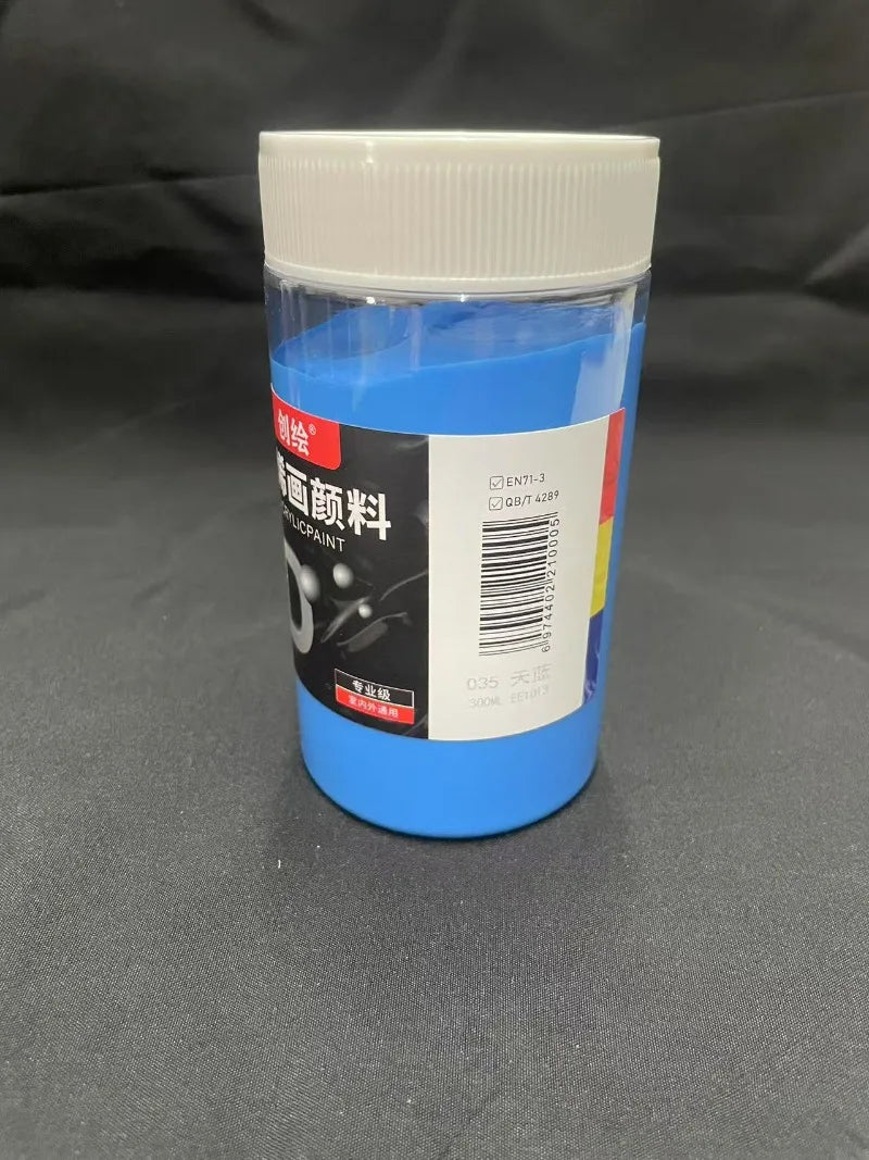 300ml Large-capacity Acrylic Paint Is Waterproof Sun-resistant and Does Not Fade EasilyThe Paste Has A Fine Texture for Graffiti