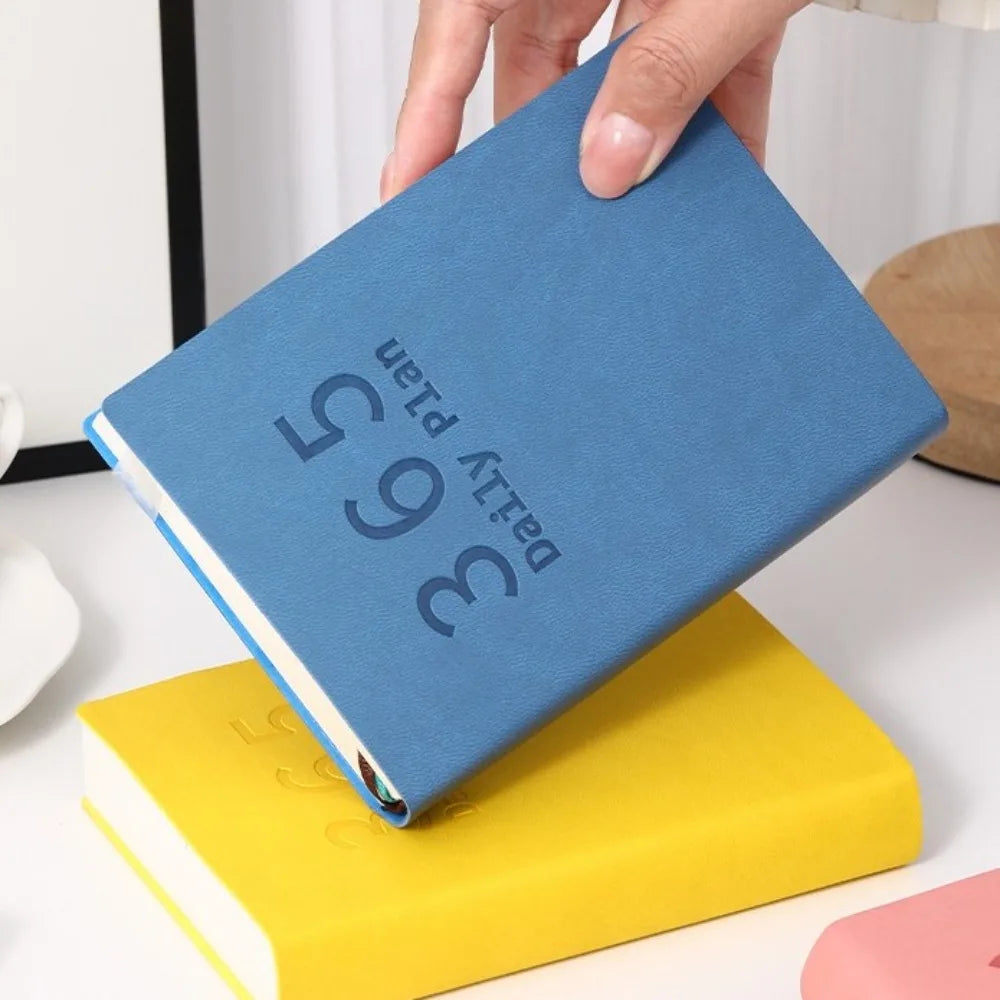 Composition Notebook Portable 2027 Planner 400 Pages Notebook Pocket Schedule Book Hardcover Notepad Self-Discipline