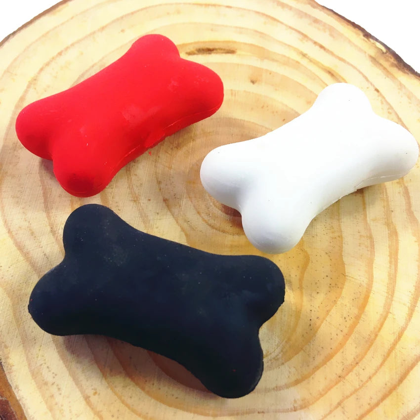4pcs/lot Fashion Bone design eraser kawaii gift for kids Shoot Props material escolar erasers for erasable pen & pencils