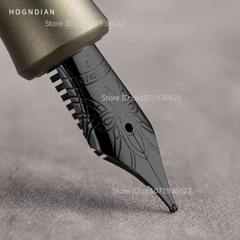 Limited Pink Hongdian M2 Mini Metaverse Sports Pocket Metal Fountain Pen 26# Nib School Office Supplies Writing Stationery Gift