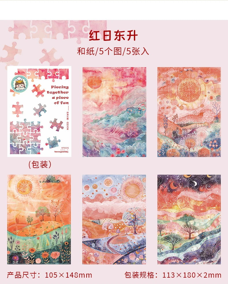 Journal GO 5pcs Piecing Together Fun Stickers Creative Decor Scrapbooking Diary Album Collage Junk Journal Material