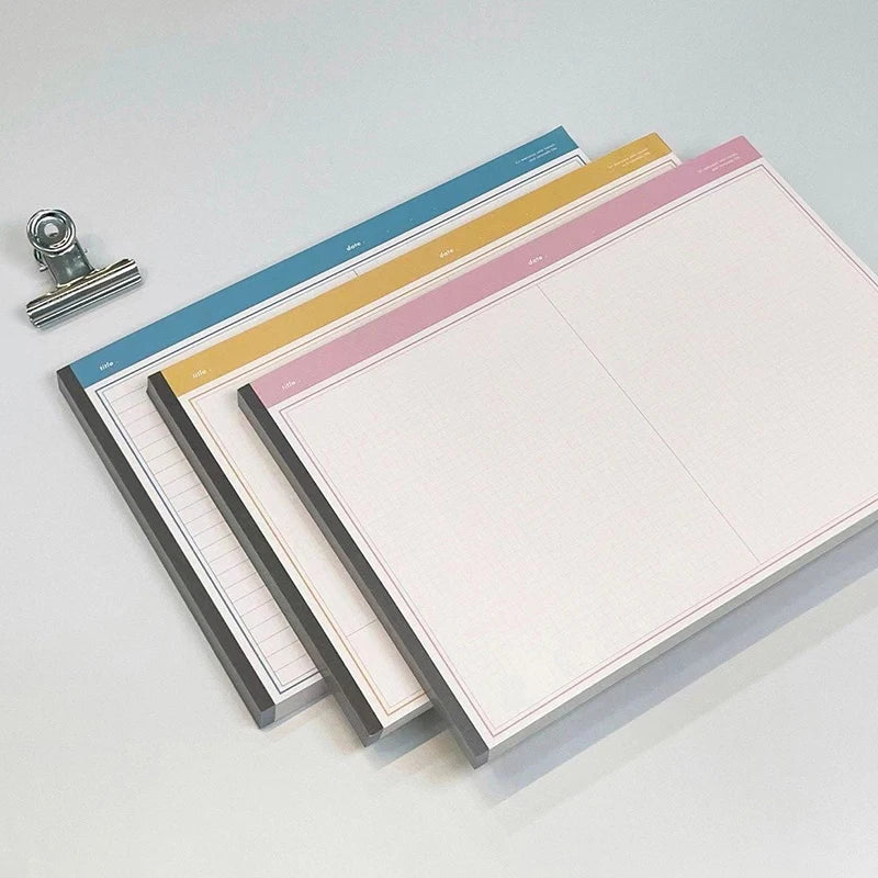 Agenda Planner Tearable Sketch Book Notebook Draft Paper Journal Notebooks Simple Diary School Supplies Student Stationery Gifts