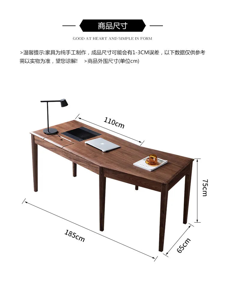 Executive Organizers Office Desk Computer Minimalist Space Saving Office Desk Study Wooden Mesas Escritorio Unique Furniture