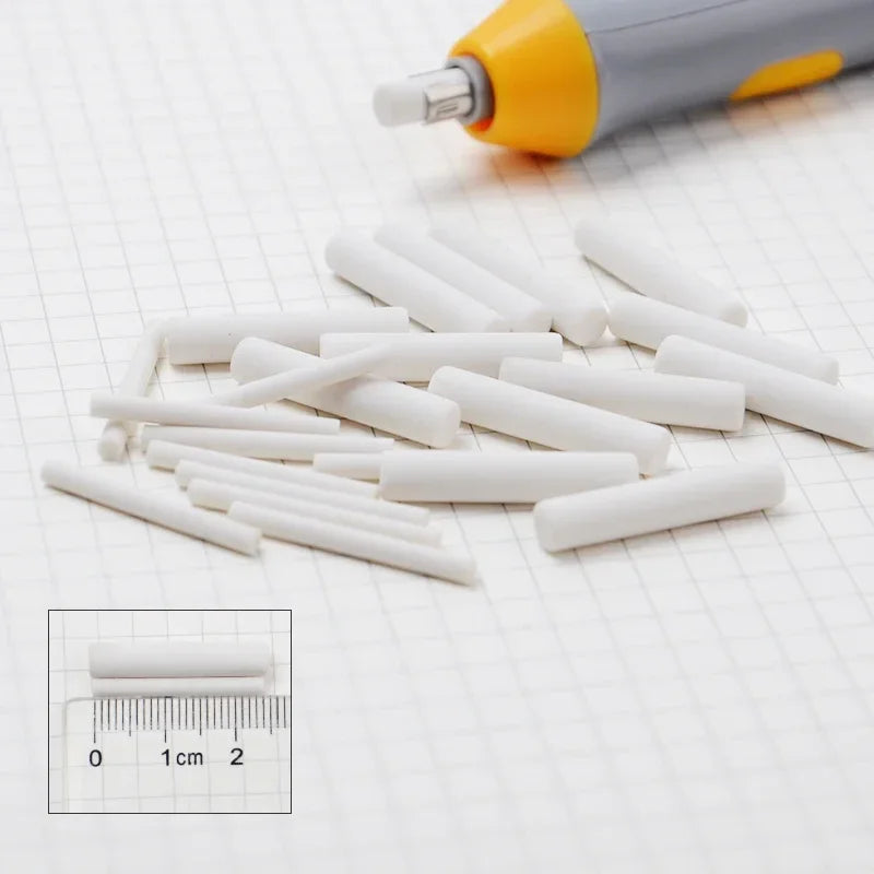 Electric Erasers Less Rubber Crumb Thick/Thin Rubber can be Changed Simple Safe and Efficient School Supplies Korean Stationery