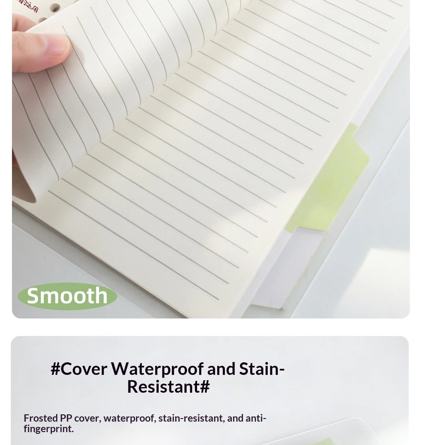 B5 Loose Leaf Notebook Soft Spine Detachable Pages for Middle High School Students Reading Journal Stylish New Design