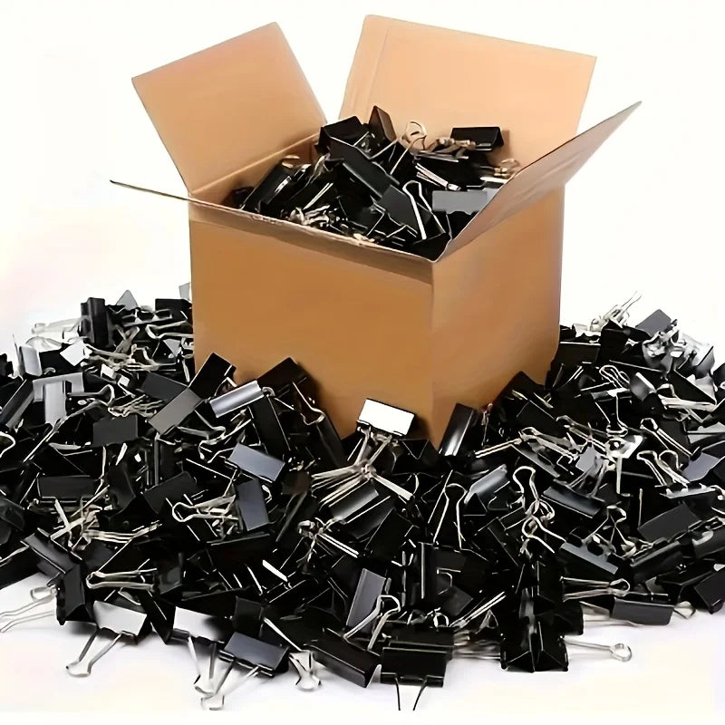 A Pack of 60 Notebook Clips, Made of Sturdy Metal, Is Perfect for Use in Offices, Classrooms, and by Educators.