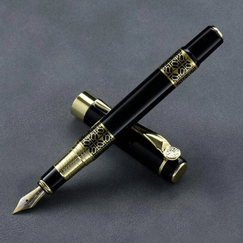 Metal Wood Grain Fountain Pen School Supplies Pens Student for Ballpoint Pen Stationery Supplies Fountain Pen High Quality