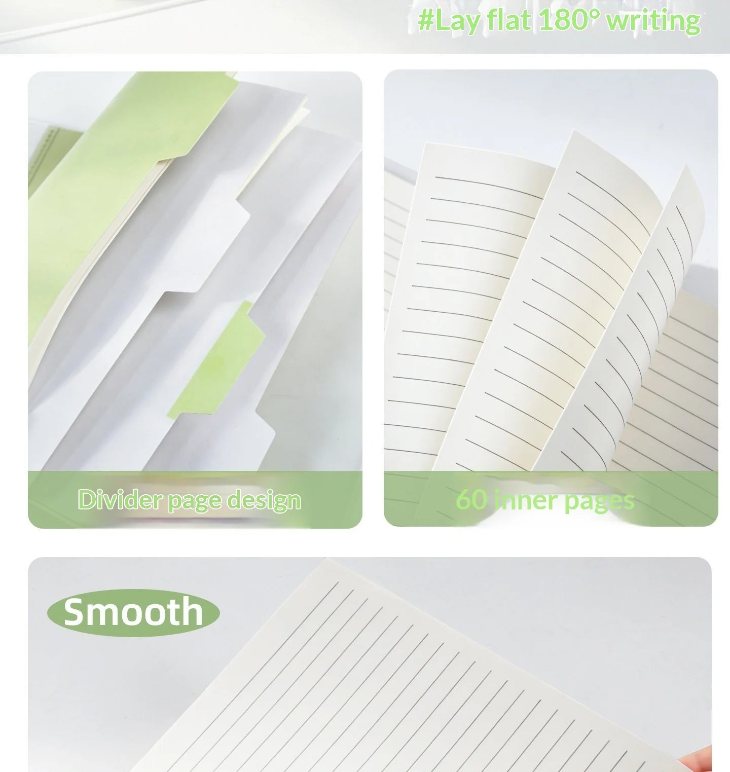 B5 Loose Leaf Notebook Soft Spine Detachable Pages for Middle High School Students Reading Journal Stylish New Design