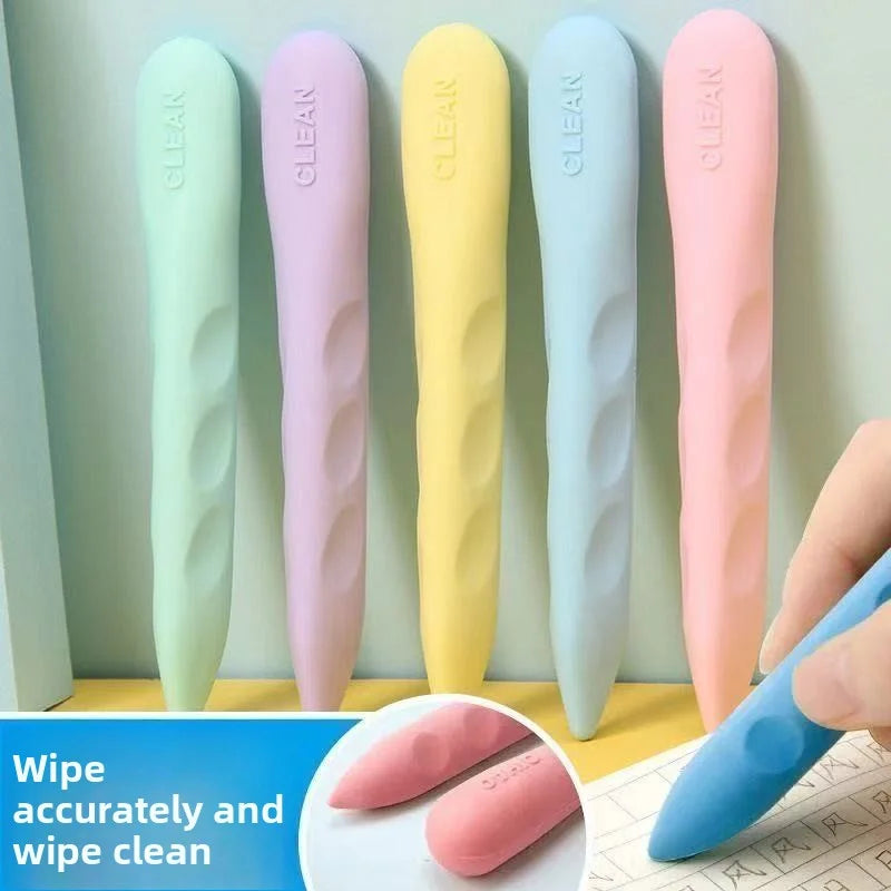 3-5PCS/Box Primary School Students Hole Eraser, Clean Large Eraser for Art, No Residue & No Crumbs, Easy to Erase