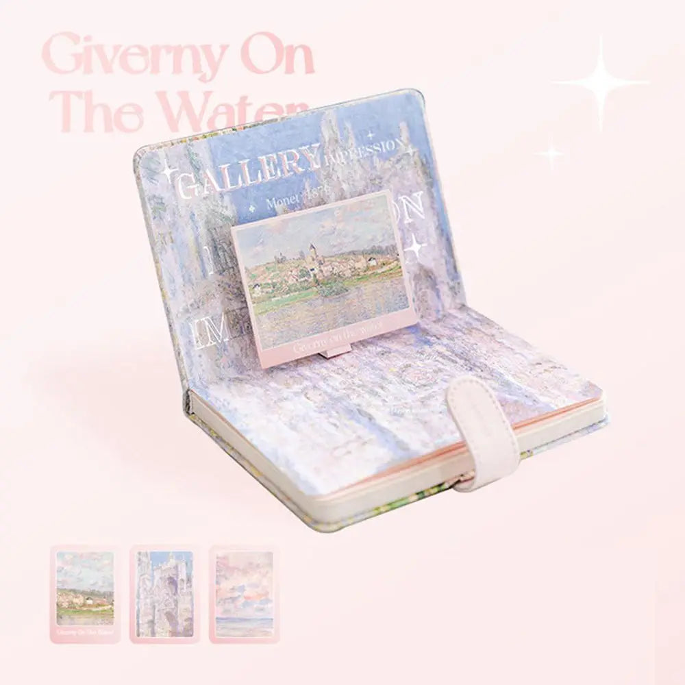 Weekly Planner School Stationery Magnetic Buckle Writing Pads Landscape Notepad DIY Scrapbook Scenery Notebook Handbook