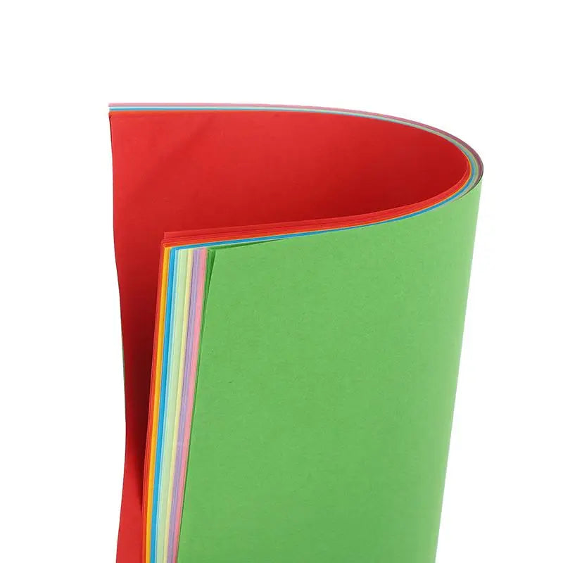 50/100pcs Color A4 Paper 10 Color Copy Paper Printing Paper Color Hand Folding Paper For Kids DIY Art School Home Projects