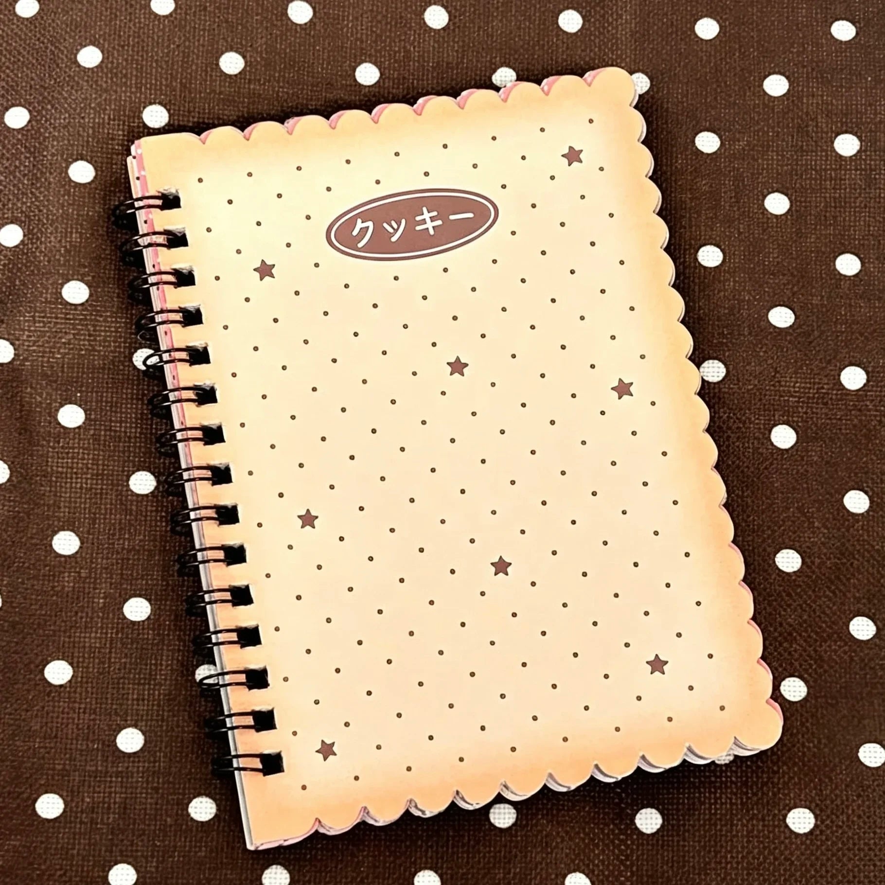 Ins A6 Soft Cover Notepad Lovely Biscuit Design Portable  Journals Travelers Writing Notebook for School Girls Daily Use