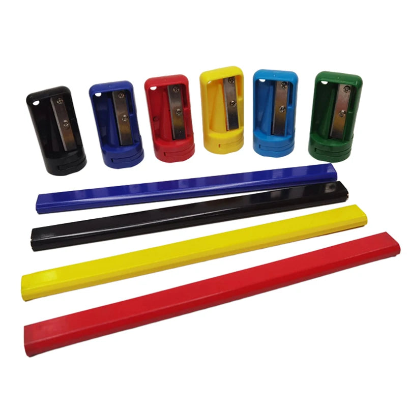 1pc Woodwork Carpenter Pencil Sharpener Cutter Shaver Narrow Sharpening For Woodworking Hand Tools Multi Purpose 6 Colors