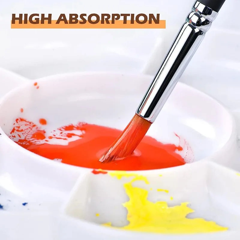 Watercolor Paint Brushes Professional Round Painting Brush 9Pcs/set Paint Brush for Watercolor Oil Acrylic Painting Art Supplies