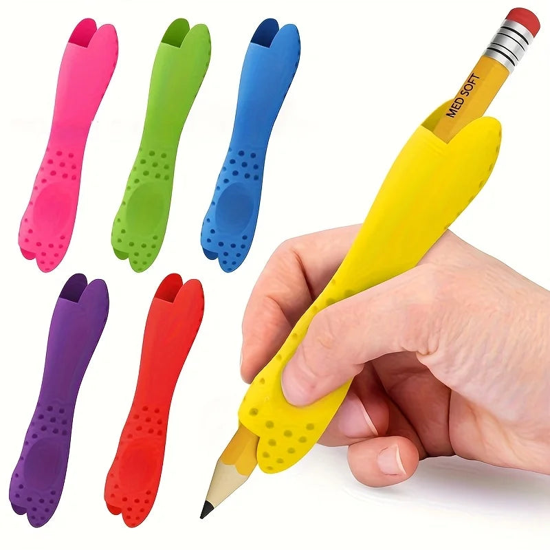 Ergonomic Pen Grip Writing Aid Grip Pencil Holder Grip for Kids Adult Writing,Enhances Grip Control,Writing Tools for Beginners