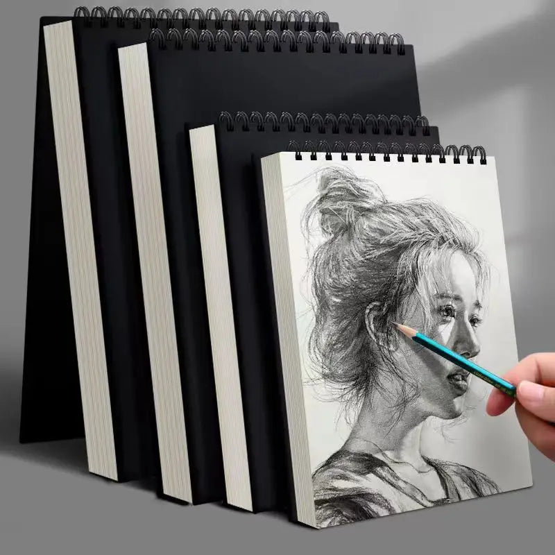30-Sheets ,Sketch Book Top Spiral Bound Sketch Pad Acid Free Art Sketchbook Artistic Drawing Painting Writing Paper For A4/A5/A6
