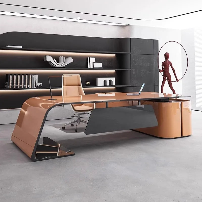 Organizer Modern Office Desk Working Aesthetic Gaming Writing Office Desk Design Luxury Reading Mesa Ordenador Home Accessories
