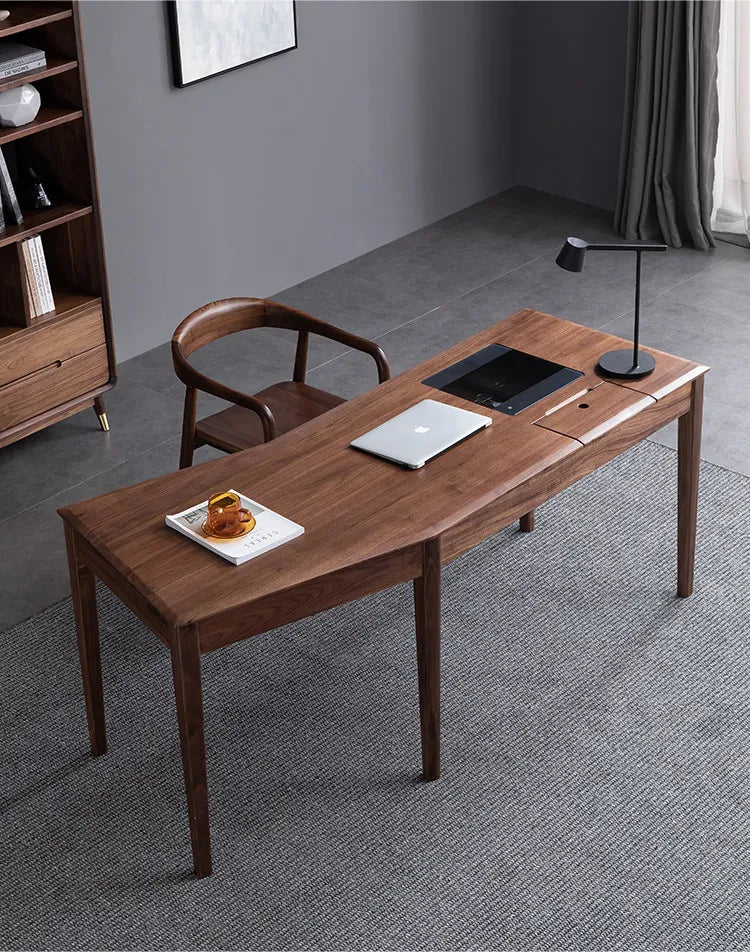 Executive Organizers Office Desk Computer Minimalist Space Saving Office Desk Study Wooden Mesas Escritorio Unique Furniture