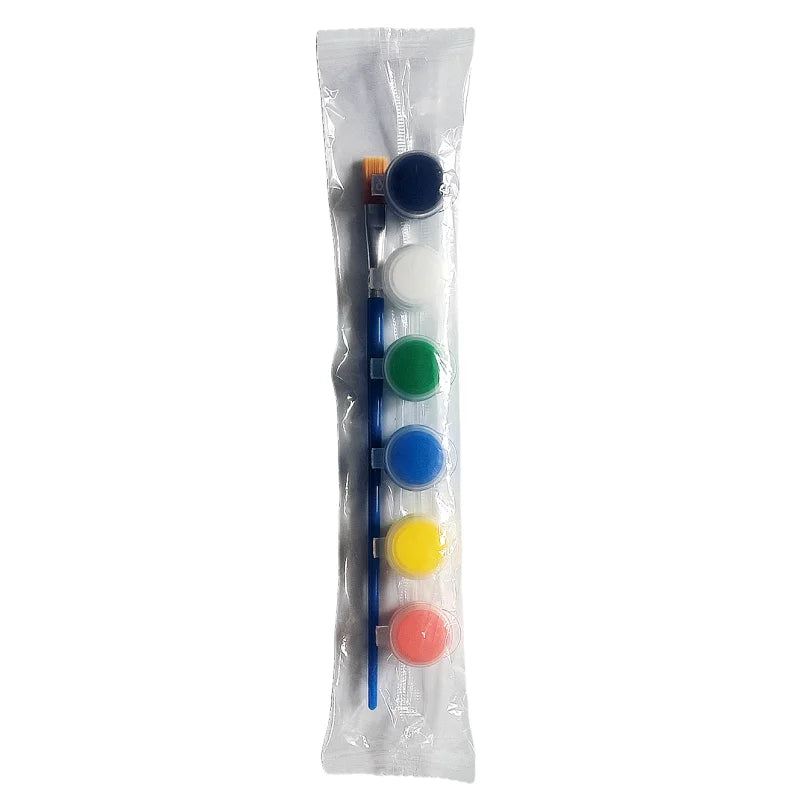 2 ml 6 Color Waterproof Acrylic Paint Set Art Painting DIY Graffiti Plaster