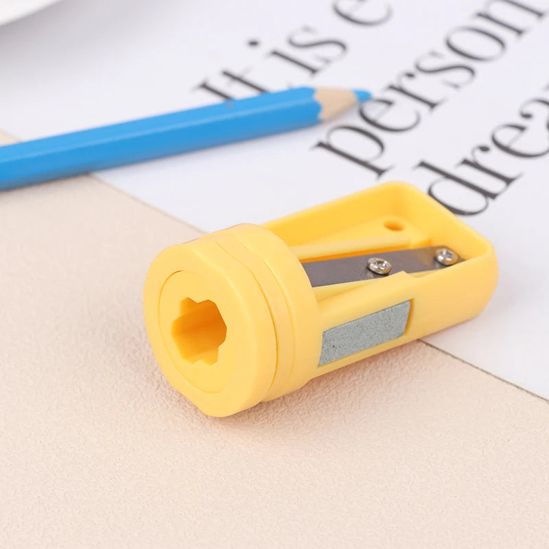 1pc Woodwork Carpenter Pencil Sharpener Cutter Shaver Narrow Sharpening For Woodworking Hand Tools Multi Purpose 6 Colors