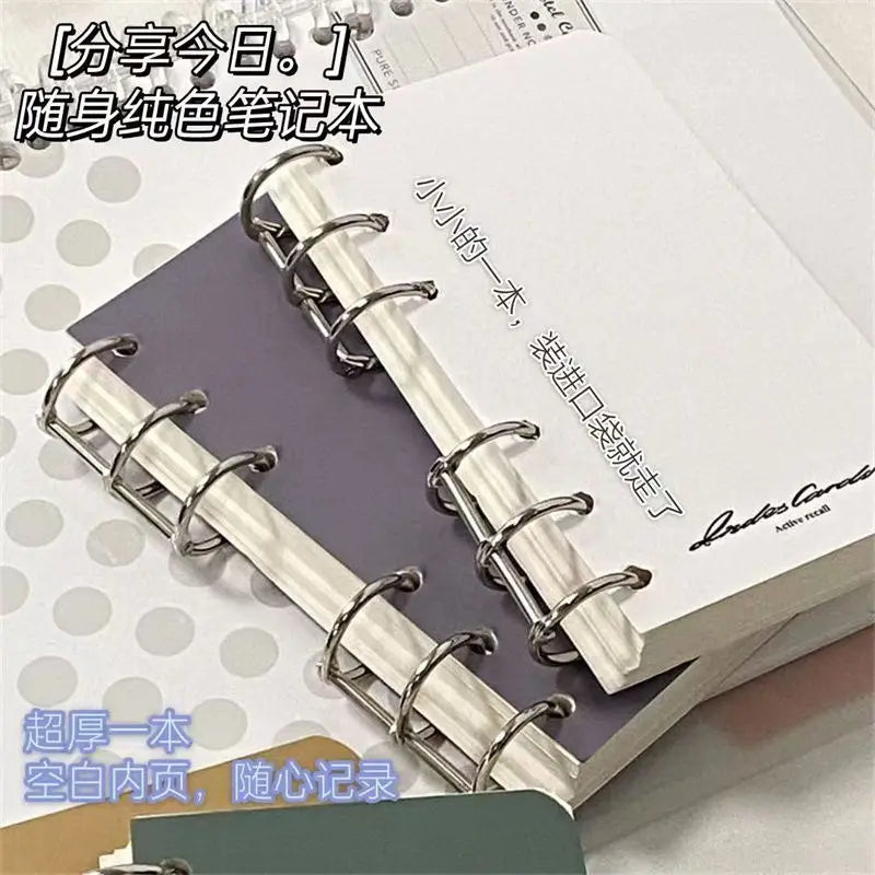 Portable Schedule Blank Notebook With 75Sheets School Specific Notebook Student Memoirs Excerpt Diary School