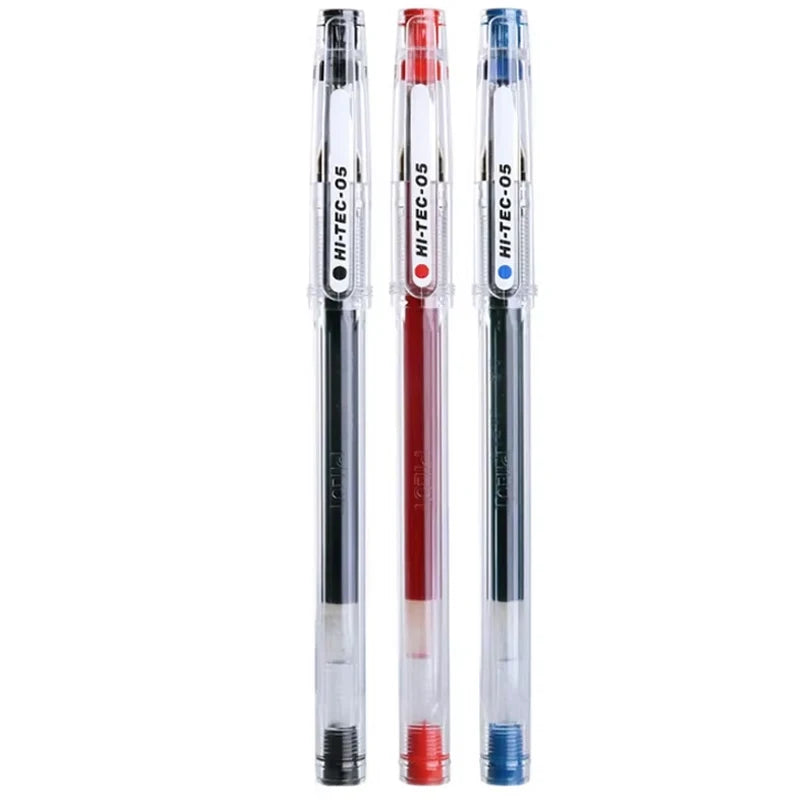 3pcs Pilot HI-TEC Gel Ink Pen 0.25 0.3 0.4 0.5MM Fine Point Ball Pen Needle Neutral Quick Dry Ink Black,Blue,Red BLLH-20C4