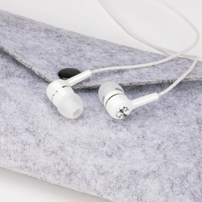 3.5mm Wired Earphone In Ear Headset HIFI Heavy Bass Earbuds Monitor Sports Headset Stereo Music Gaming Headphone with Microphone