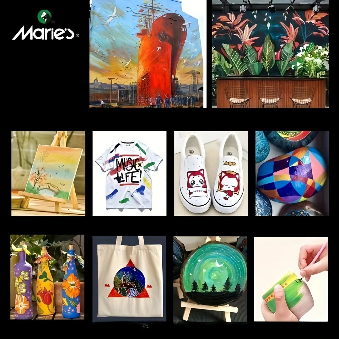300ml acrylic paint for art wall, hand-painted clothes, DIY, hand-painted shoes, specifically for indoor use
