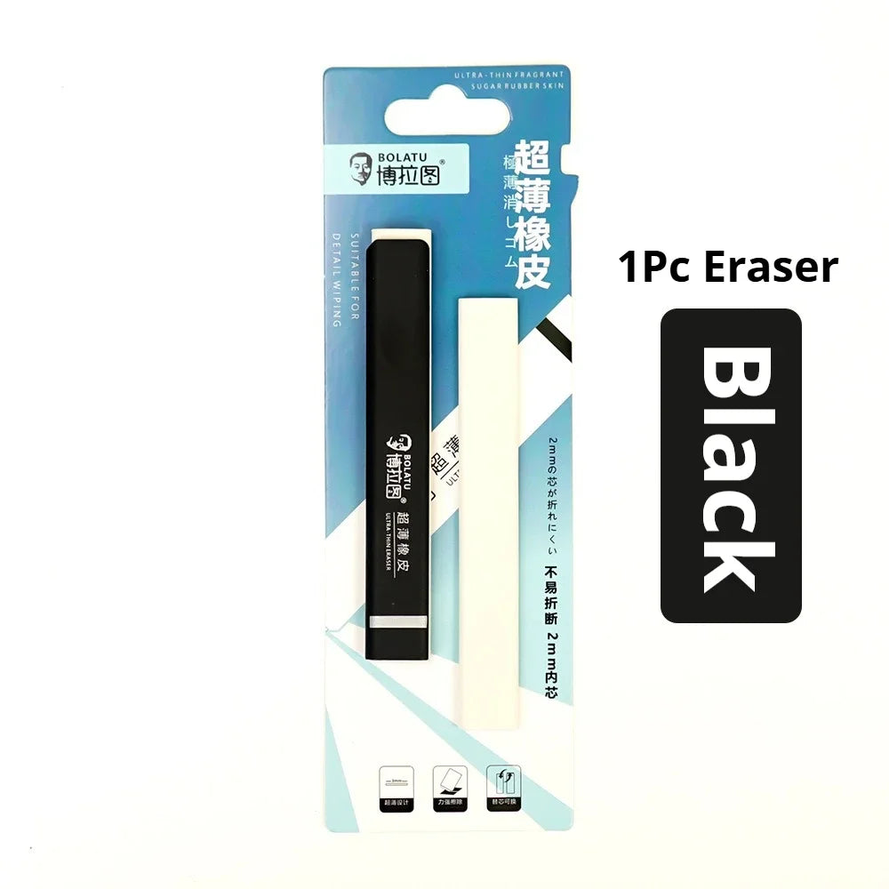 Eraser Pen Automatic Pencil Rubber Refillable Pen High Precision Sketching Drawing Correction Painting Erasers Art Supplies