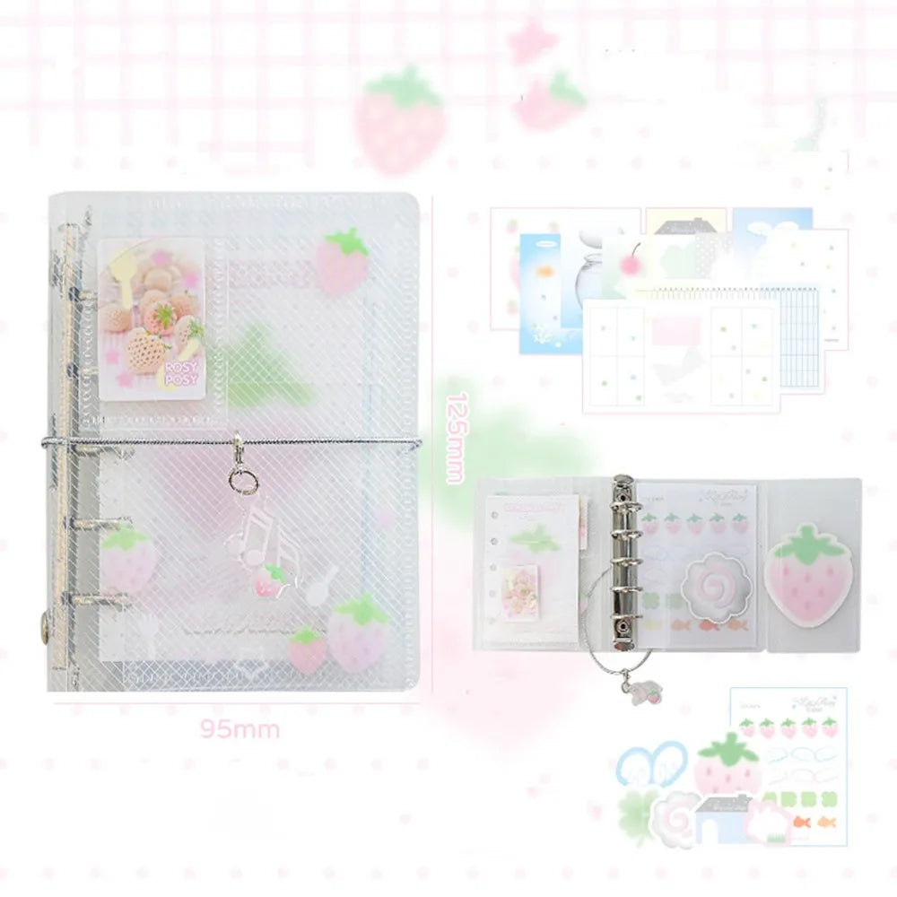 Stationery Cartoon Loose-leaf Notebook Portable Mini Hand Account Book Diary Cute Hand Ledger School