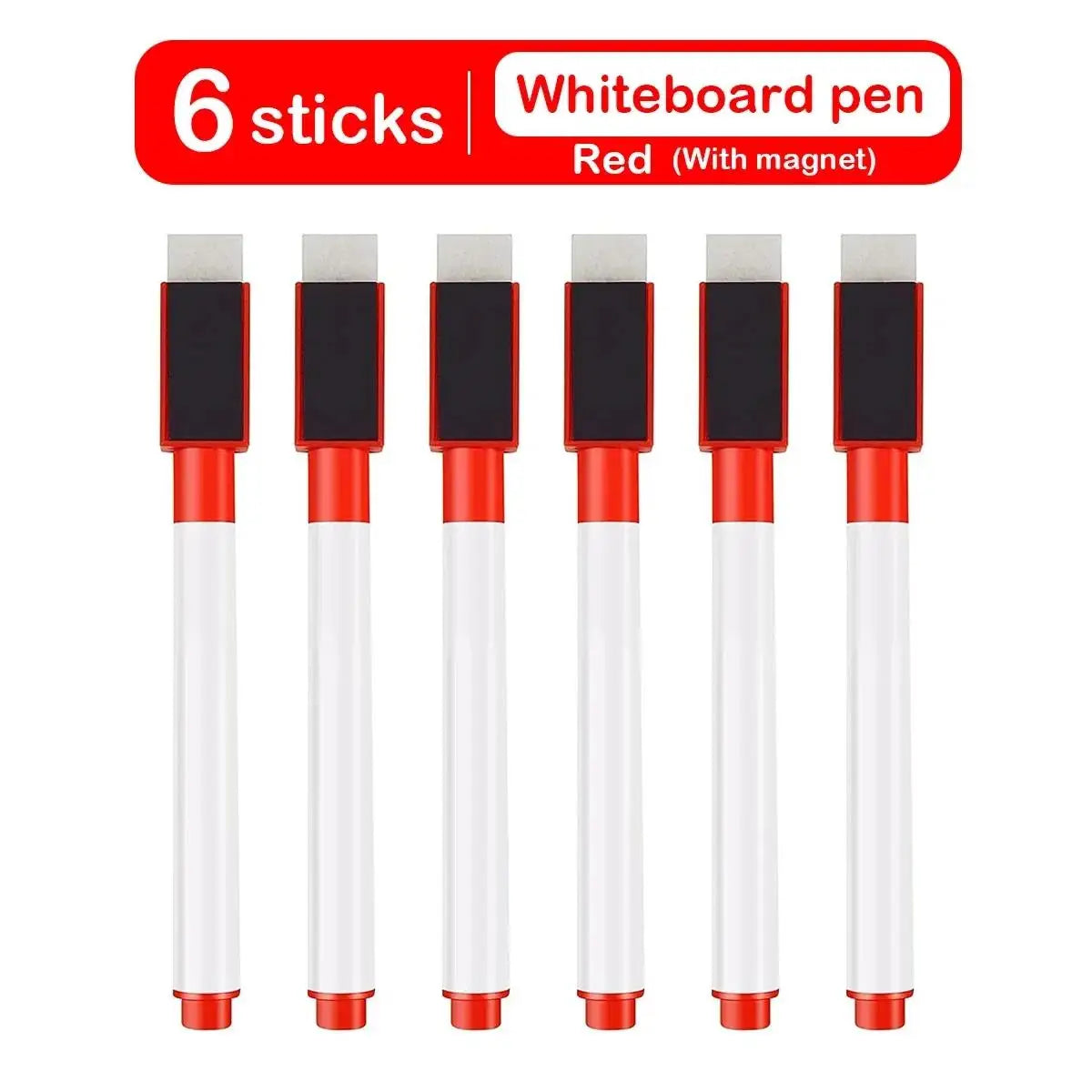 8 Pcs Magnetic Erasable Whiteboard Pen Color Options Numbering Stationery Office Teaching Supplies For Blackboard Student Note