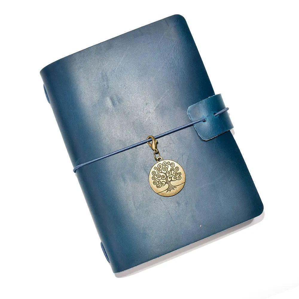 Travel Notebook Retro Leather Journal DIY Handmade Vintage Planner Note Book Portable Sketchbook Teacher School Gift 192 Pages