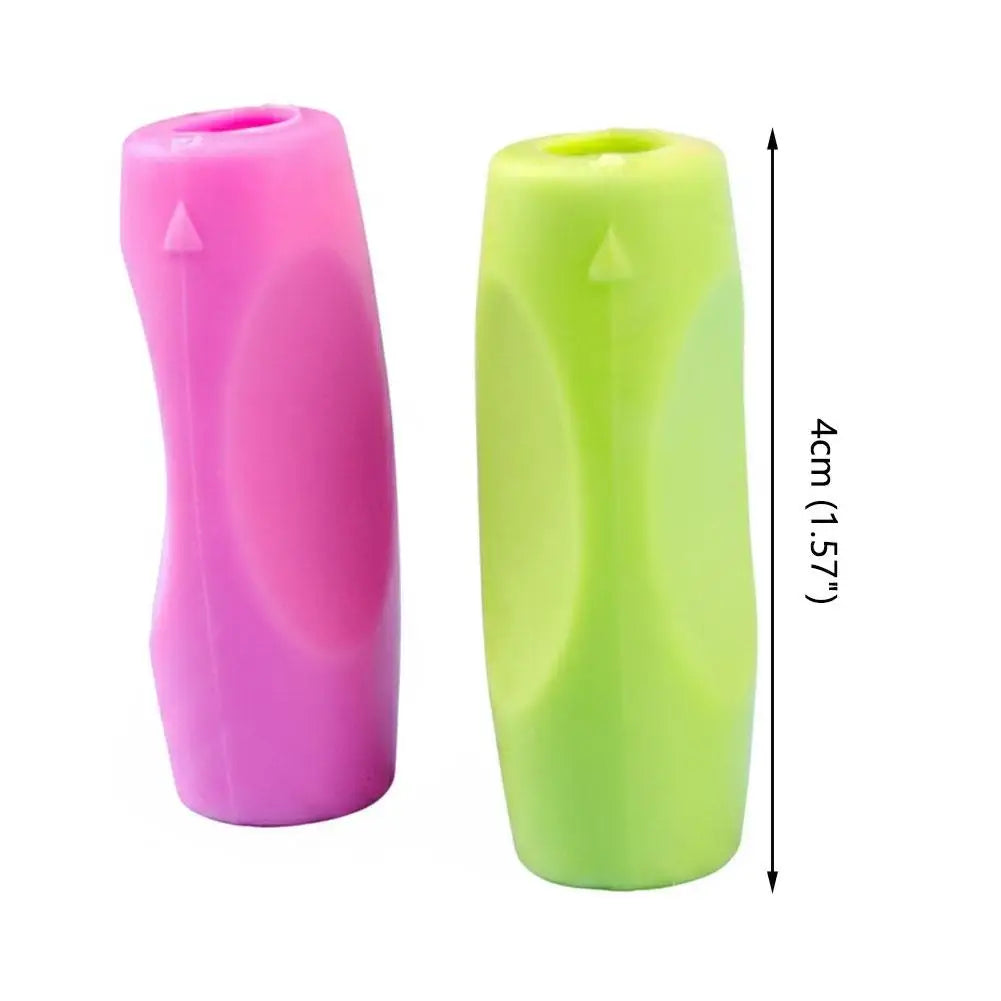 4-Pack Pencil Grips,Soft Silicone & Non-Slip Texture, Ergonomic Pen Holder for Kids & Adults Left/Right Handed Writing,Drawing
