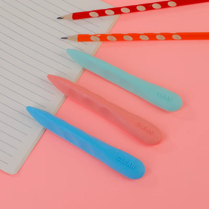 3-5PCS/Box Primary School Students Hole Eraser, Clean Large Eraser for Art, No Residue & No Crumbs, Easy to Erase