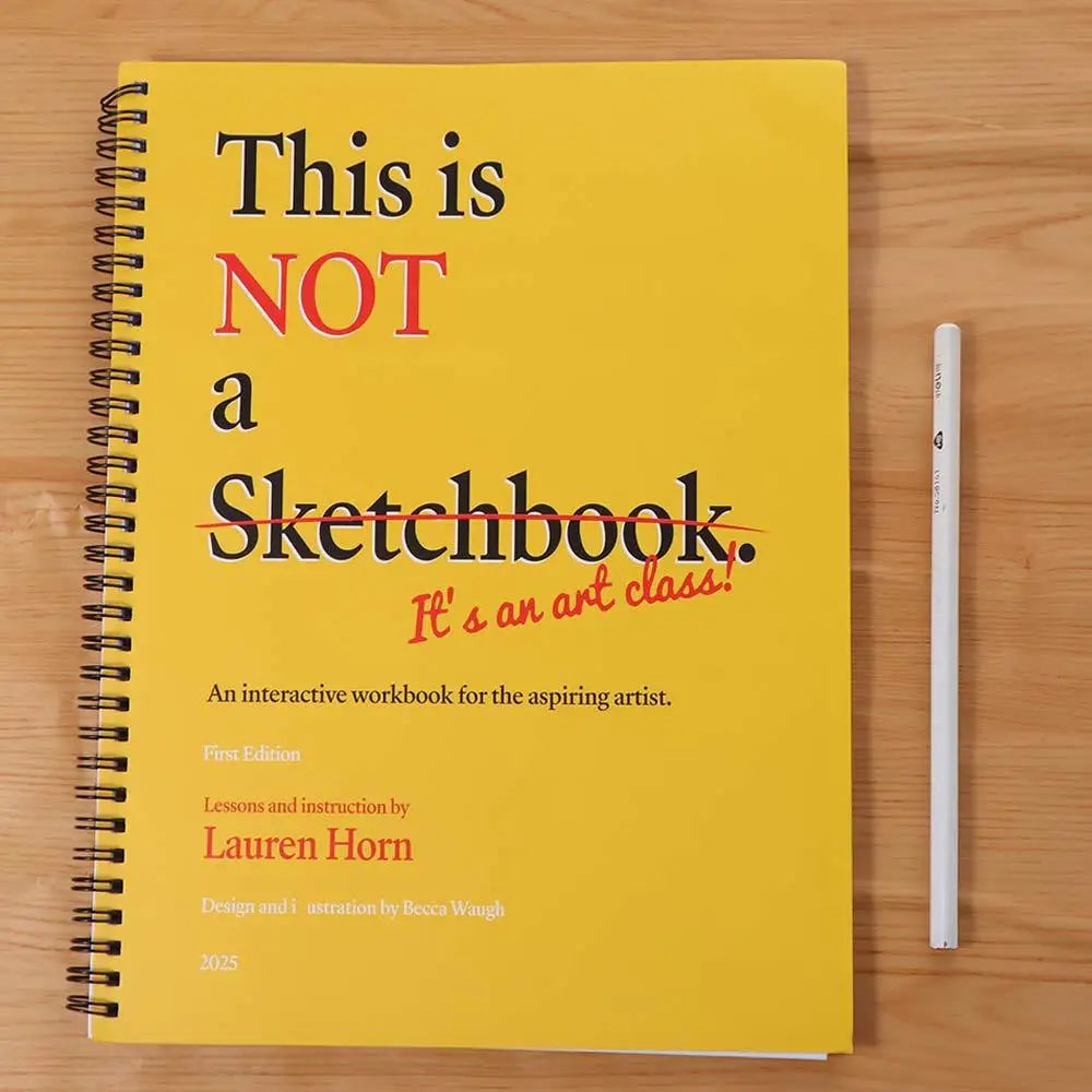 Professional This Is Not a Sketchbook Thick Paper Hardcover Art Class Drawing Book Stationery Interactive Workbook