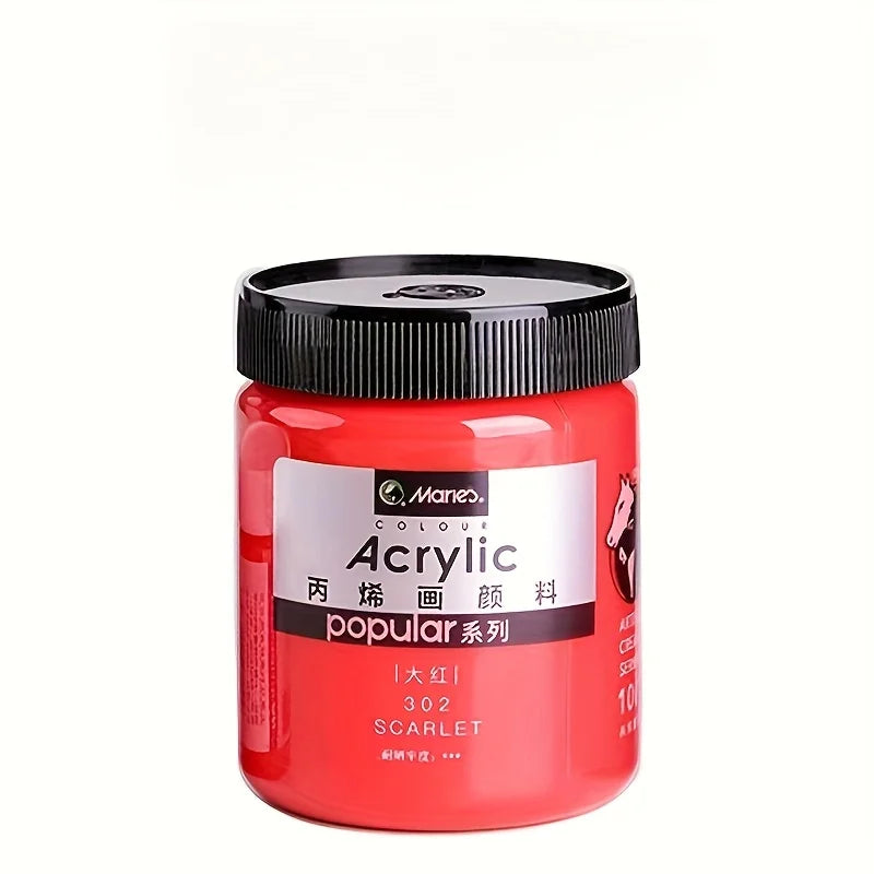 300ml acrylic paint for art wall, hand-painted clothes, DIY, hand-painted shoes, specifically for indoor use
