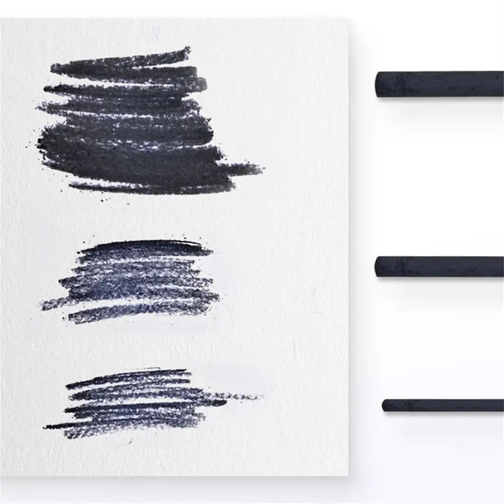 Black Color Charcoal Sticks Vine Charcoal Strong Color Charcoal Bars Comfortable Feel Willow Charcoal Drawing Charcoal Pencils